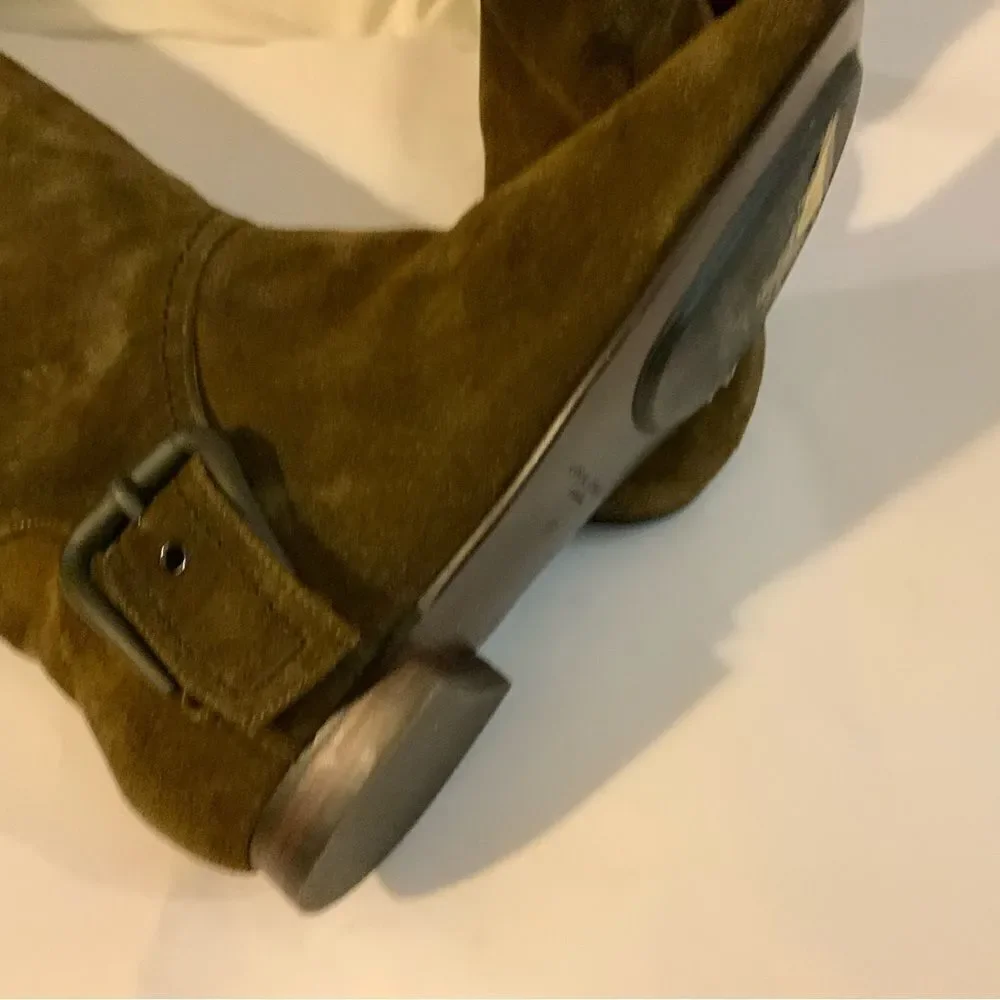 LOLA CRUZ Espana Brown  Suede Tall Boots, EU 37